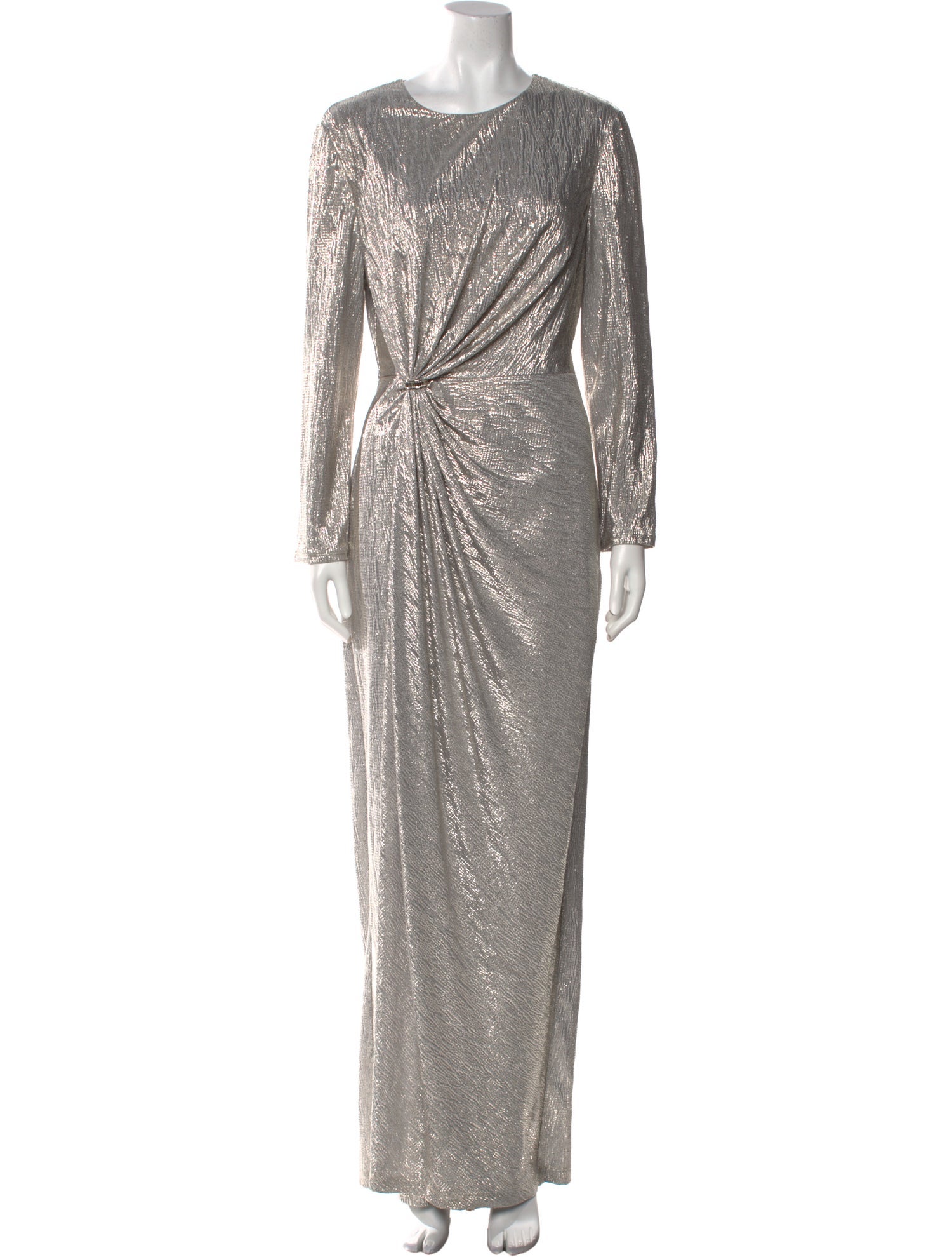 St. John Crew Neck Long Dress