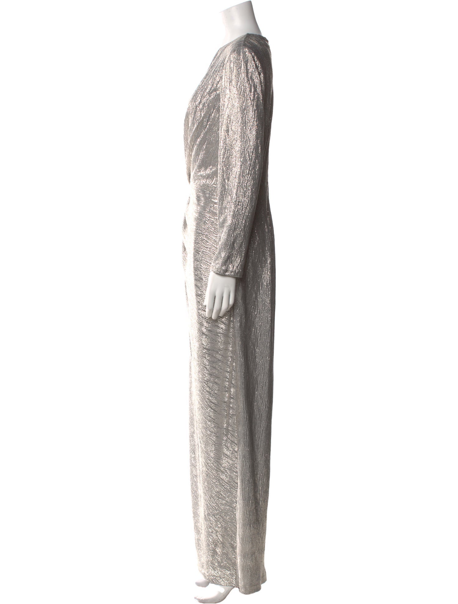 St. John Crew Neck Long Dress