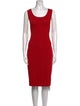St. John Wool Knee-Length Dress