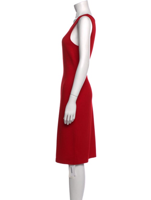 St. John Wool Knee-Length Dress