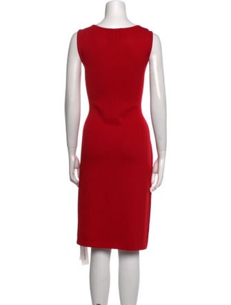 St. John Wool Knee-Length Dress