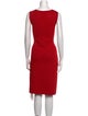 St. John Wool Knee-Length Dress