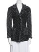 St. John Tweed Pattern Blazer