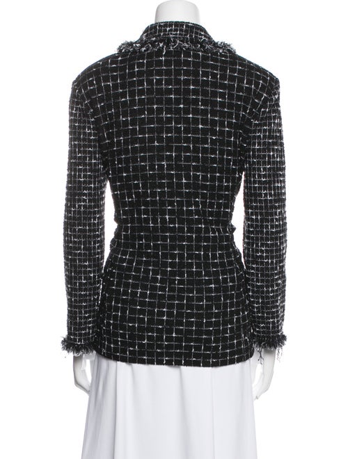 St. John Tweed Pattern Blazer