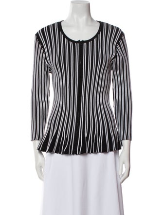 St. John Striped Evening Jacket