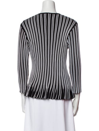 St. John Striped Evening Jacket