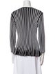St. John Striped Evening Jacket