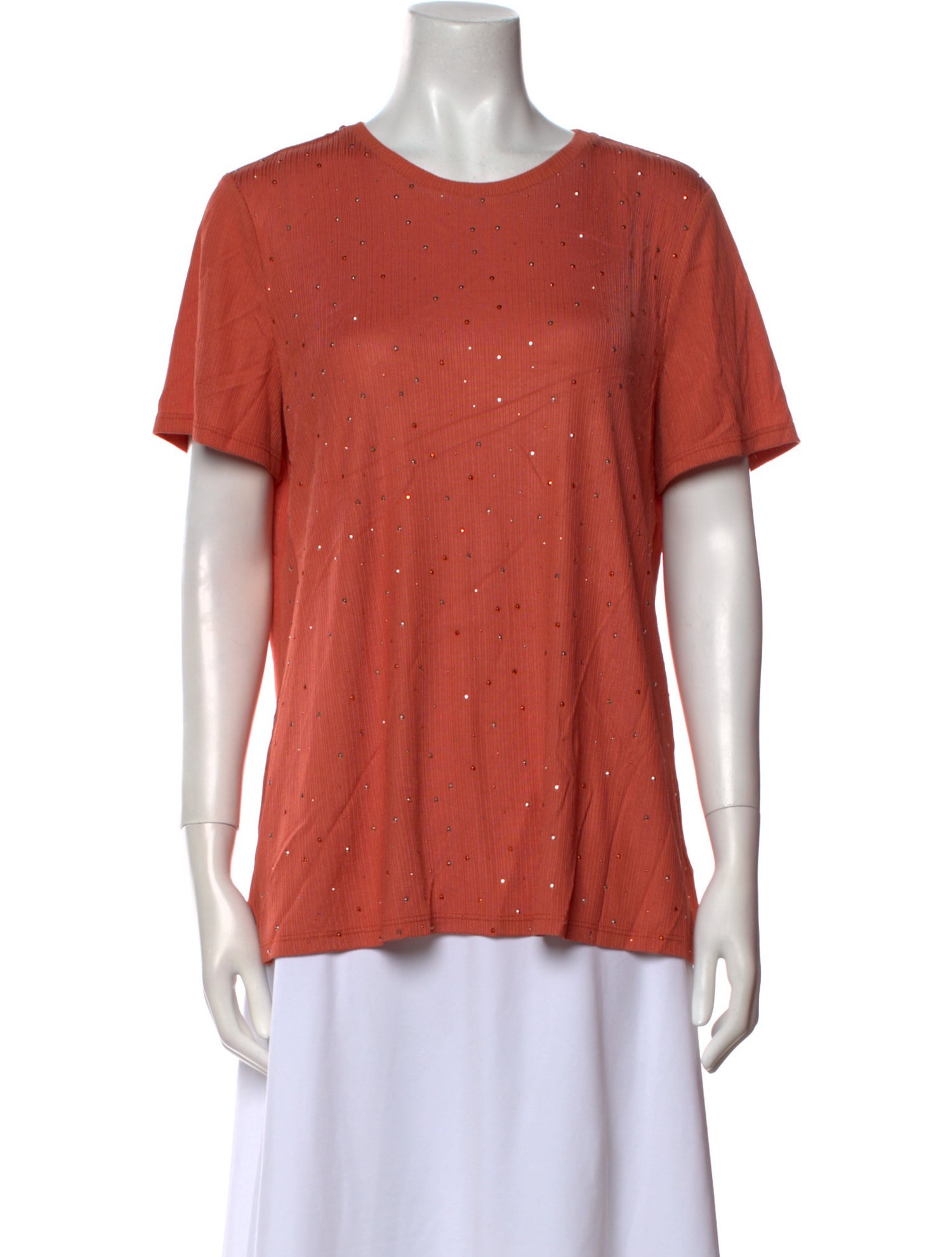 St. John Crew Neck Short Sleeve T-Shirt