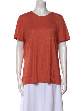 St. John Crew Neck Short Sleeve T-Shirt