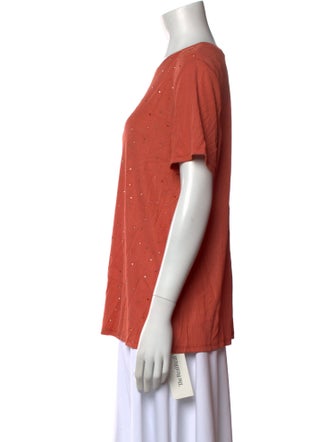 St. John Crew Neck Short Sleeve T-Shirt