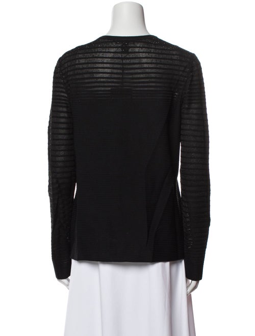 St. John Crew Neck Long Sleeve Top