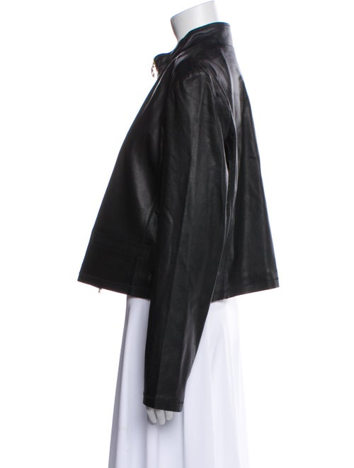 St. John Leather Evening Jacket