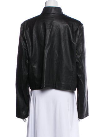 St. John Leather Evening Jacket