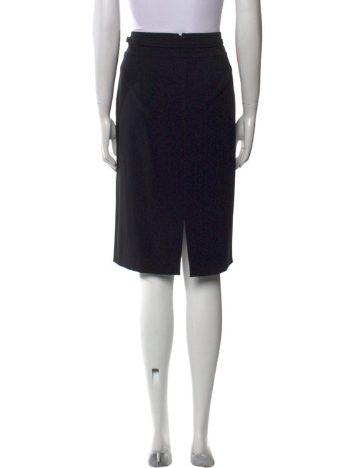St. John Cutout Accent Knee-Length Skirt