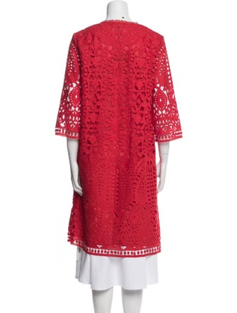 St. John Lace Pattern Coat