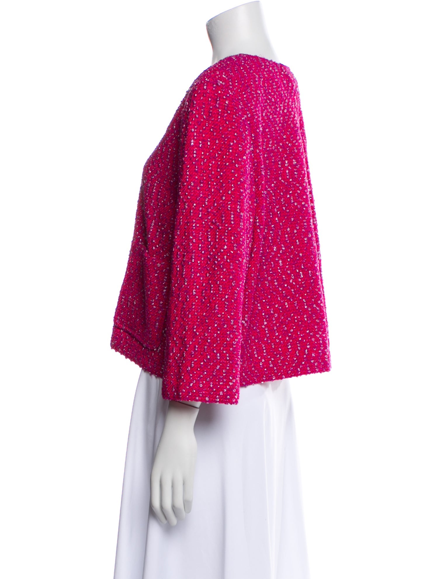 St. John Tweed Pattern Evening Jacket