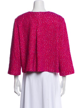 St. John Tweed Pattern Evening Jacket