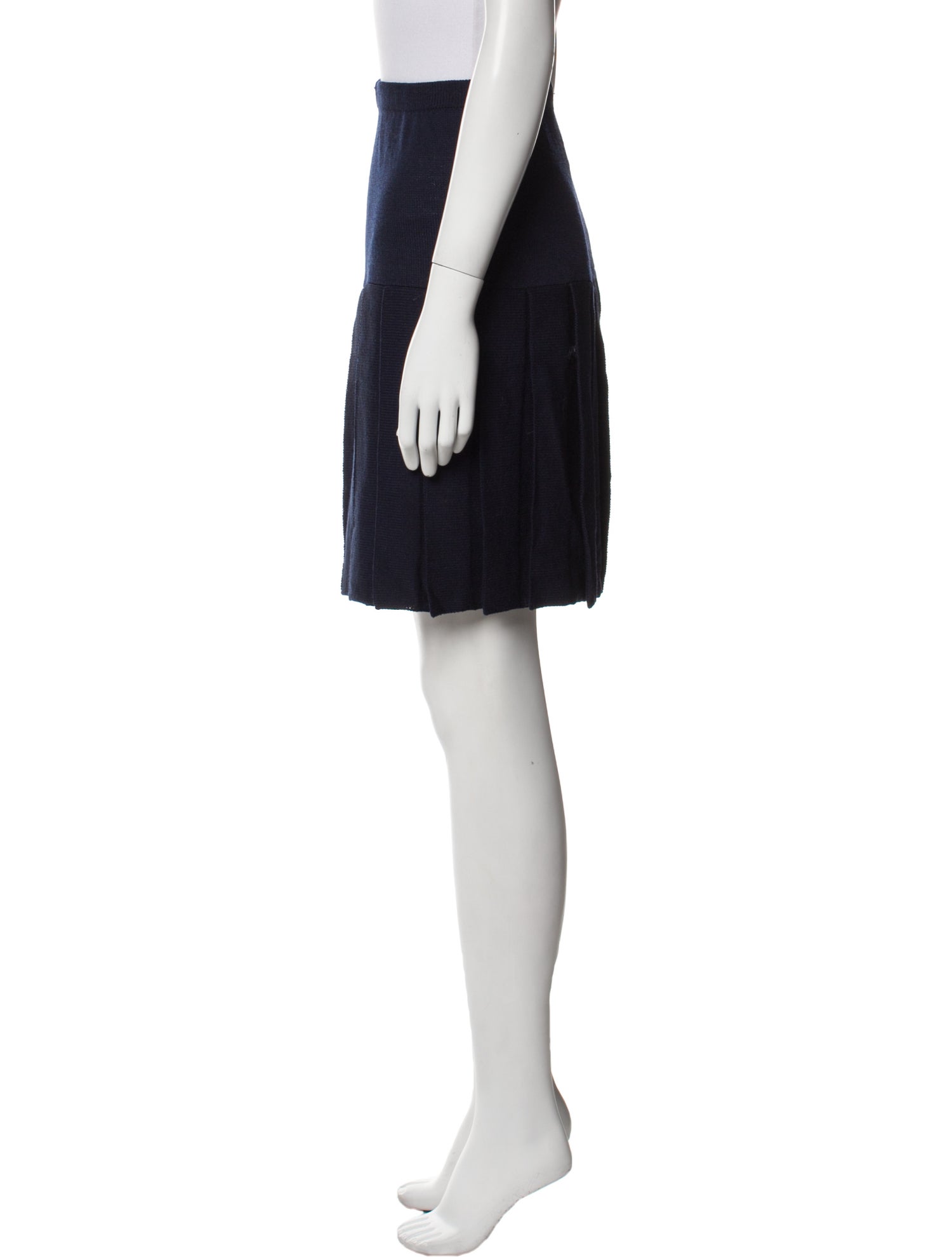 St. John Wool Knee-Length Skirt