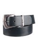 St. John Wide Leather Waist Belt
