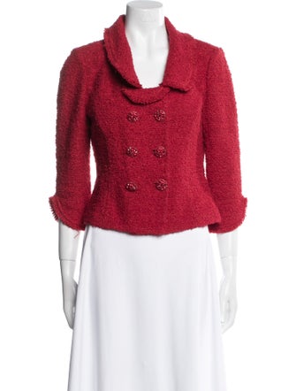 St. John Tweed Pattern Jacket