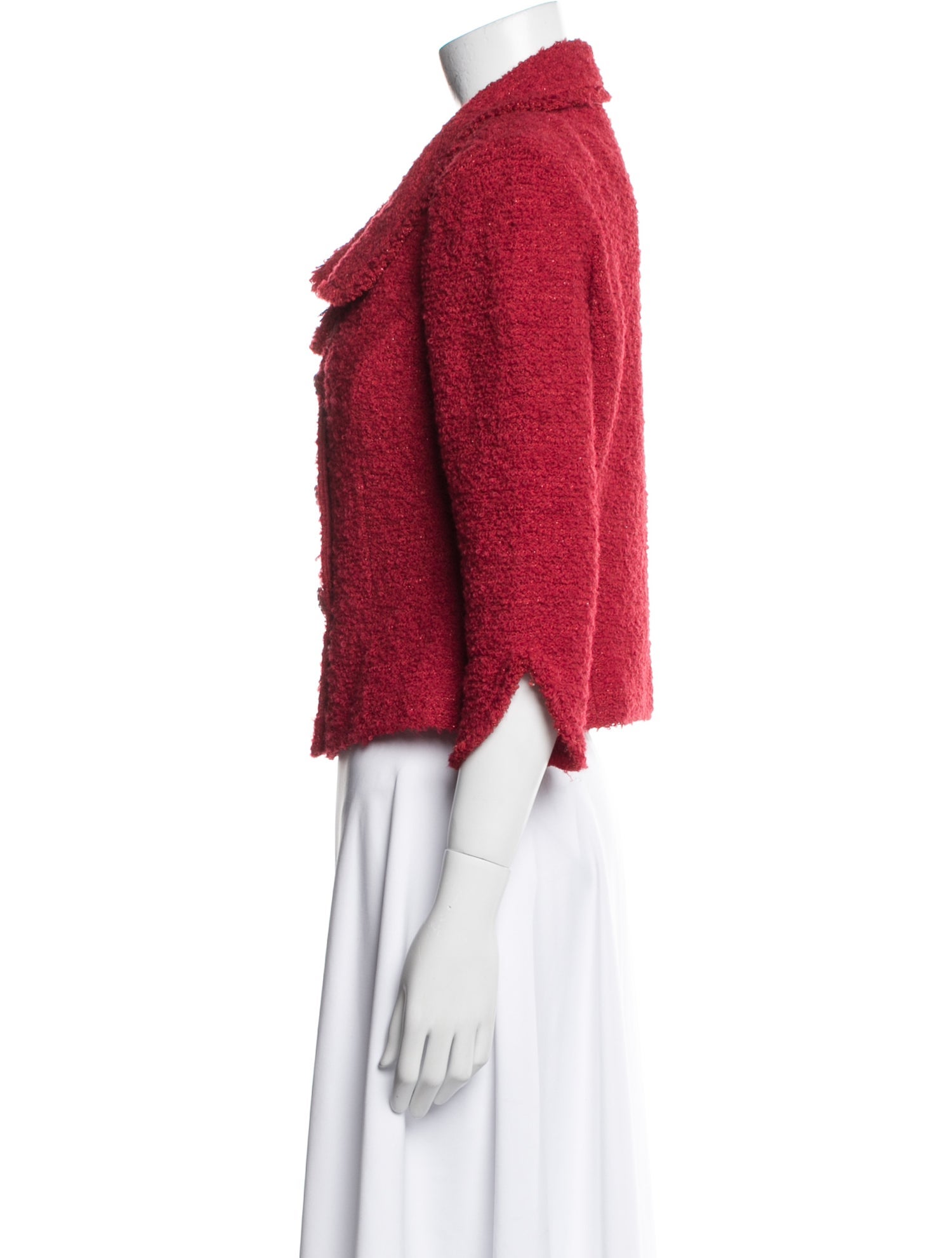 St. John Tweed Pattern Jacket