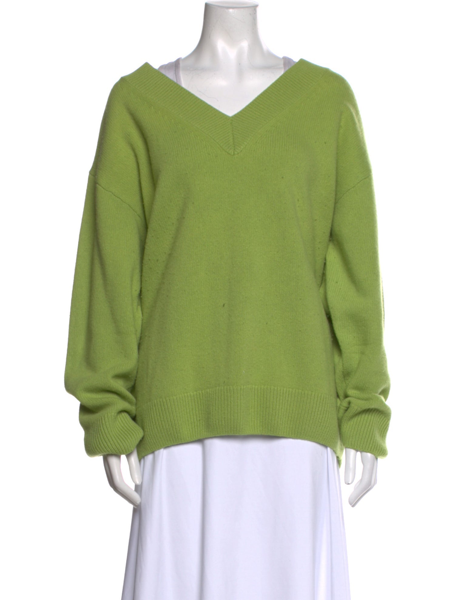 St. John Wool V-Neck Sweater