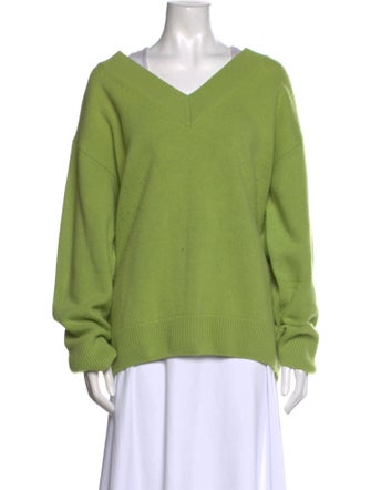 St. John Wool V-Neck Sweater