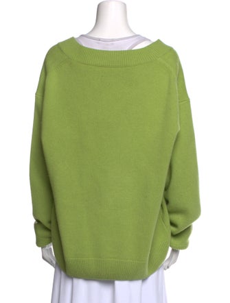 St. John Wool V-Neck Sweater