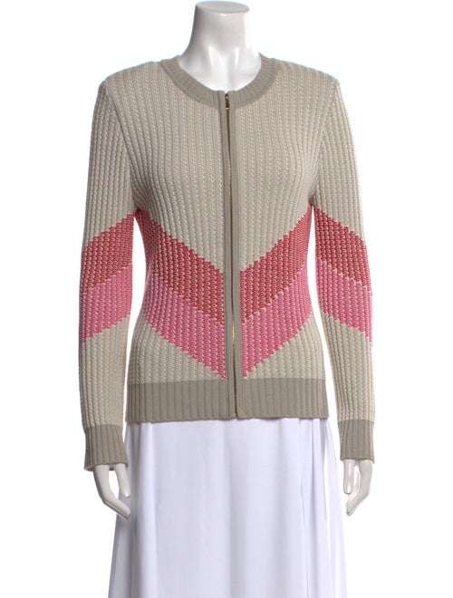 St. John Wool Striped Sweater