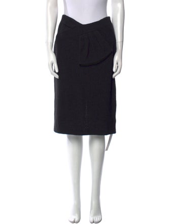 St. John Wool Knee-Length Skirt
