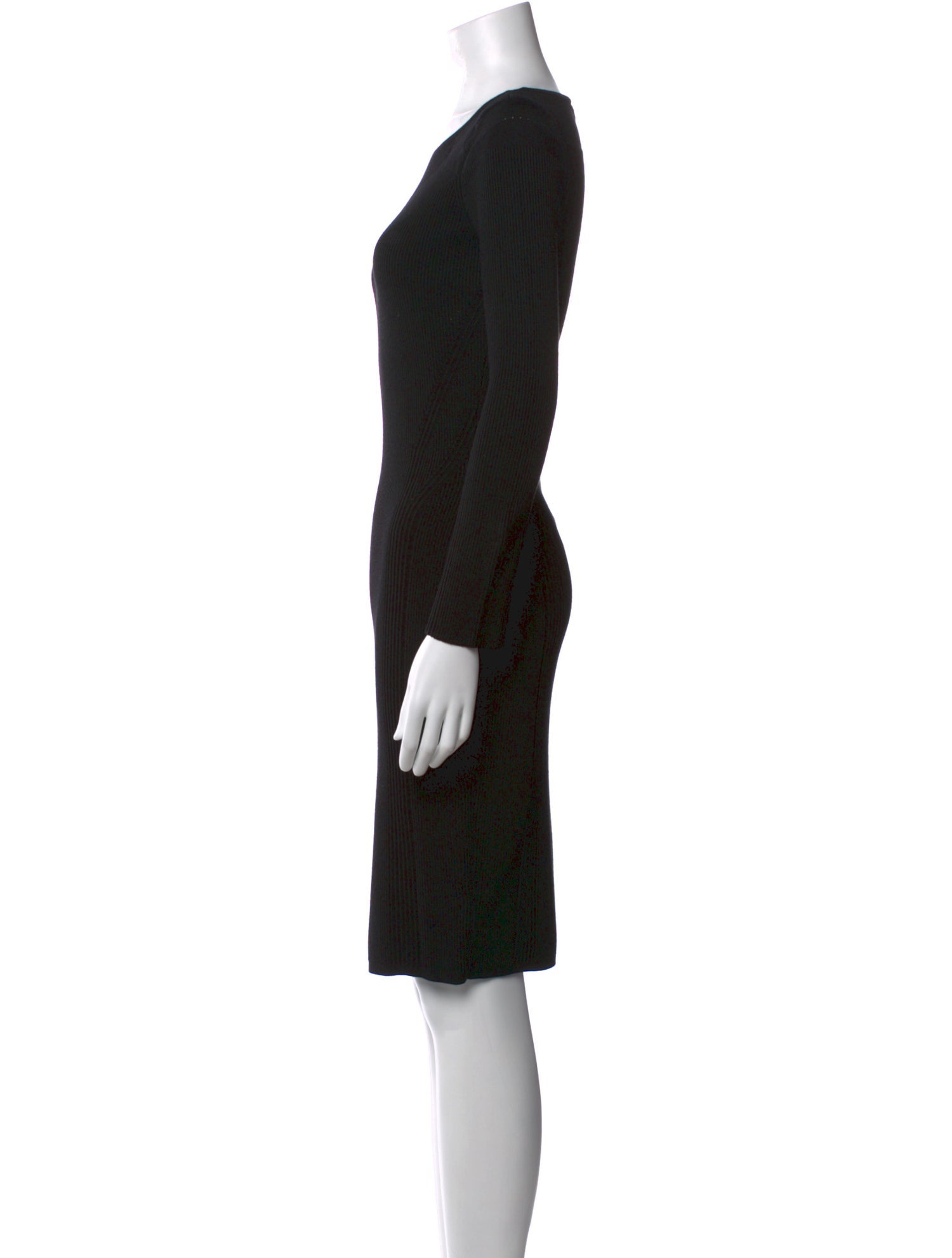 St. John Scoop Neck Long Dress