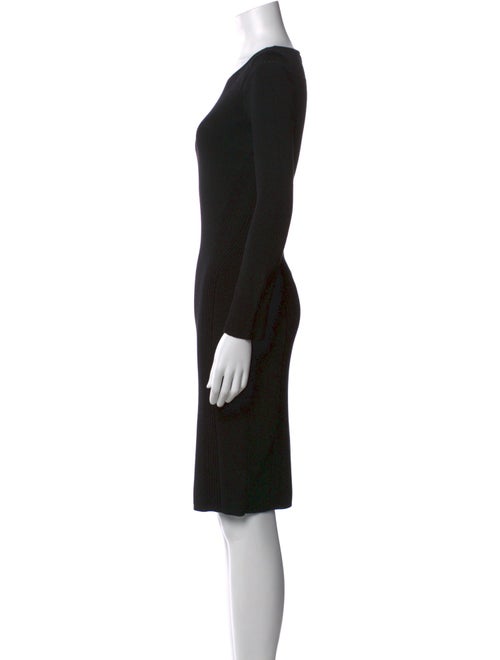 St. John Scoop Neck Long Dress