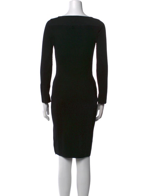 St. John Scoop Neck Long Dress