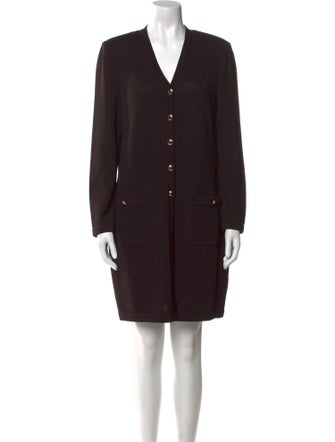 St. John Wool Mini Dress