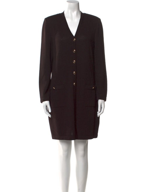 St. John Wool Mini Dress