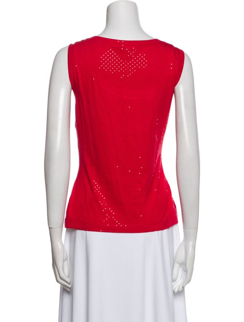 St. John Wool Scoop Neck Top