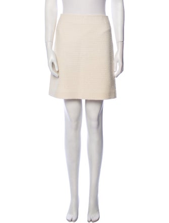 St. John Leather Mini Skirt