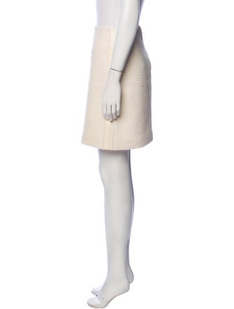 St. John Leather Mini Skirt