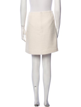 St. John Leather Mini Skirt