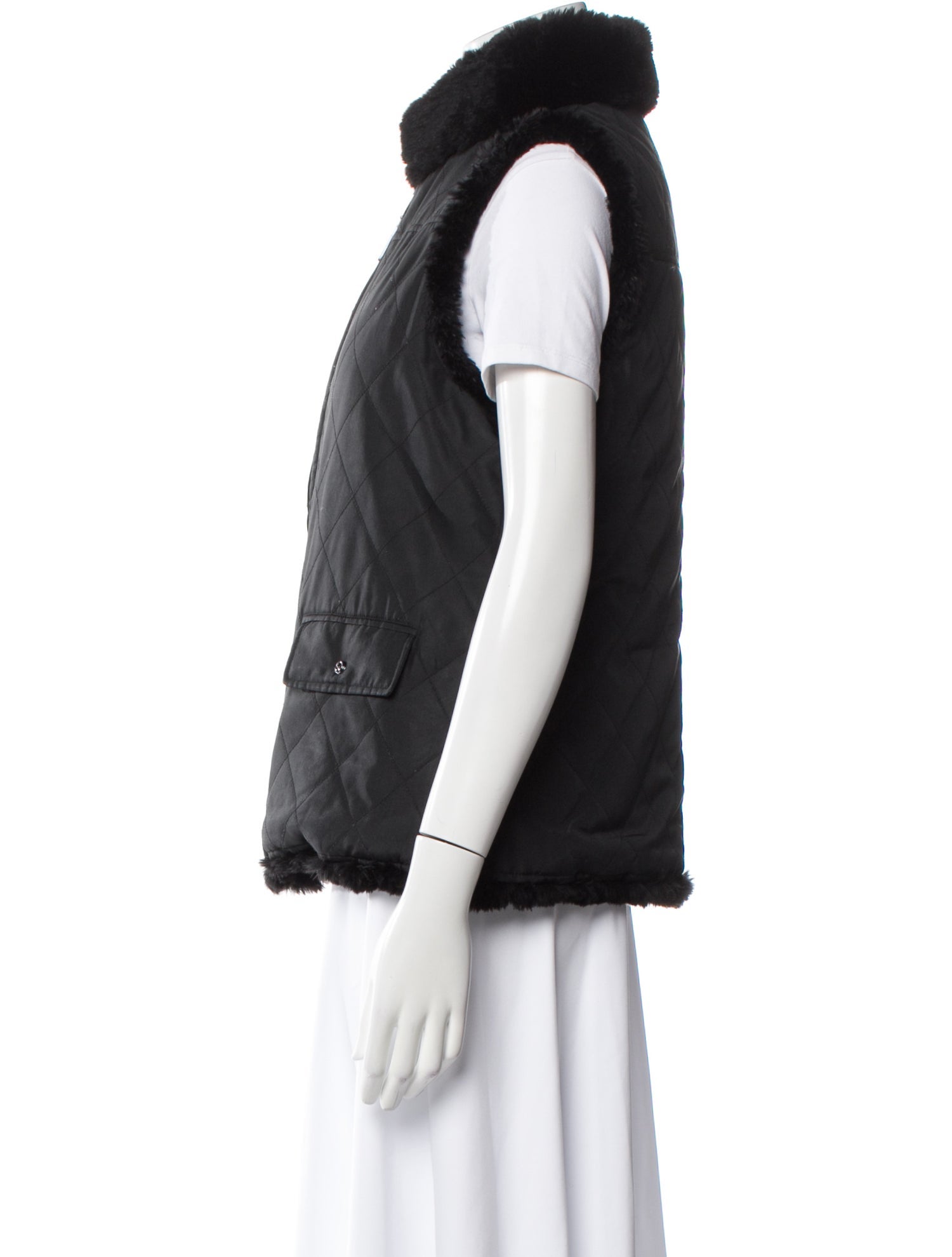 St. John Silk Fur Jacket