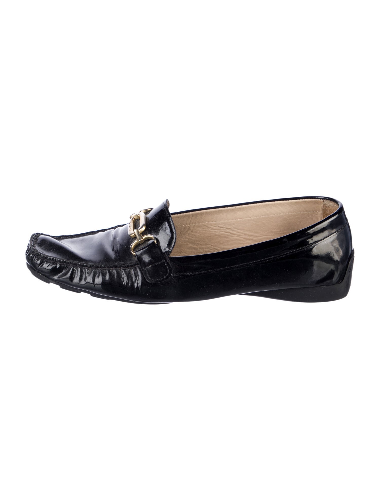 St. John Patent Leather Loafers