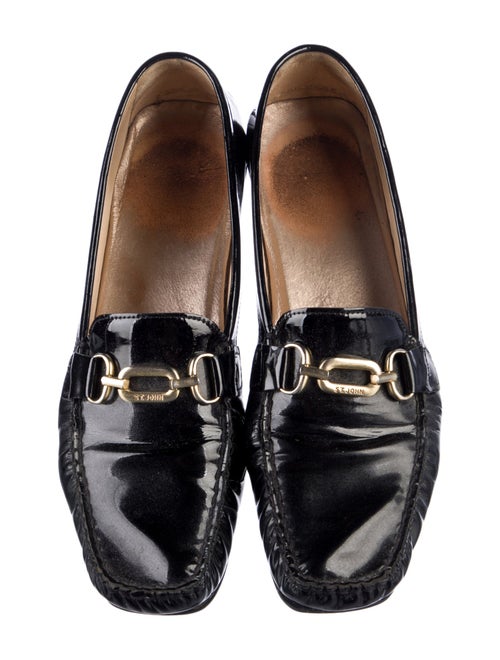 St. John Patent Leather Loafers