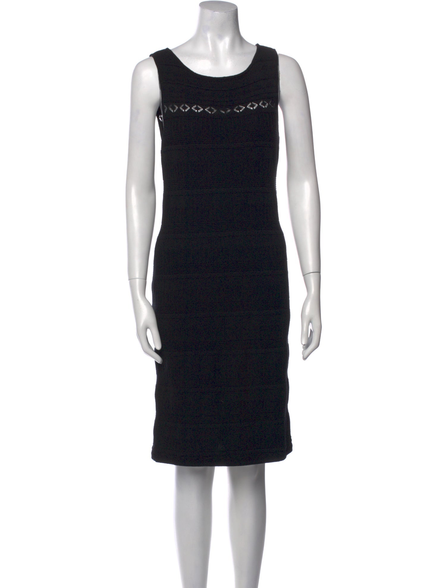 St. John Wool Knee-Length Dress