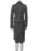 St. John Tweed Pattern Skirt Suit