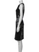 St. John Printed Knee-Length Dress