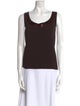 St. John Wool Scoop Neck Top