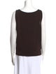 St. John Wool Scoop Neck Top