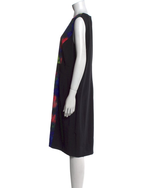 St. John Silk Midi Length Dress