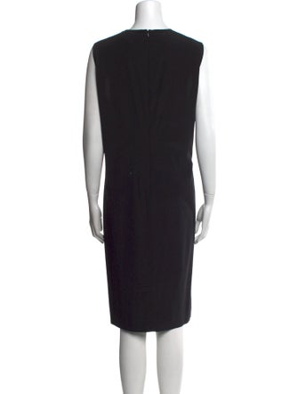 St. John Silk Midi Length Dress