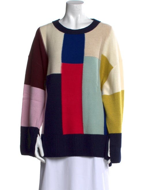 St. John Wool Printed Sweater